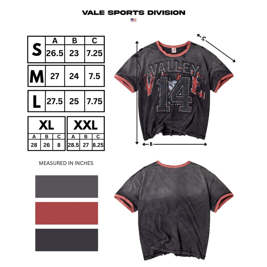 Vale Forever Big Bro DIY Tee Faded Black Red