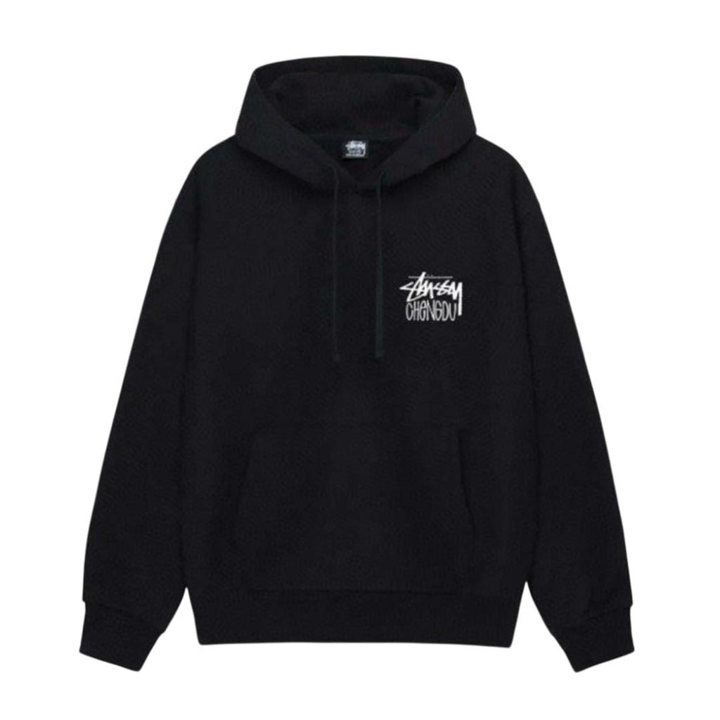 Stussy Chengdou Black Zip Up Hoodie