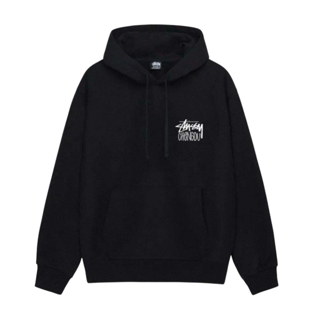 Stussy Chengdou Black Zip Up Hoodie