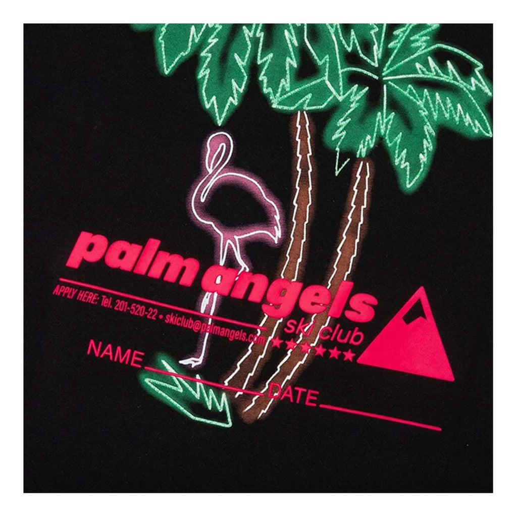 Palm Angels Ski Club Tee Black Green Red