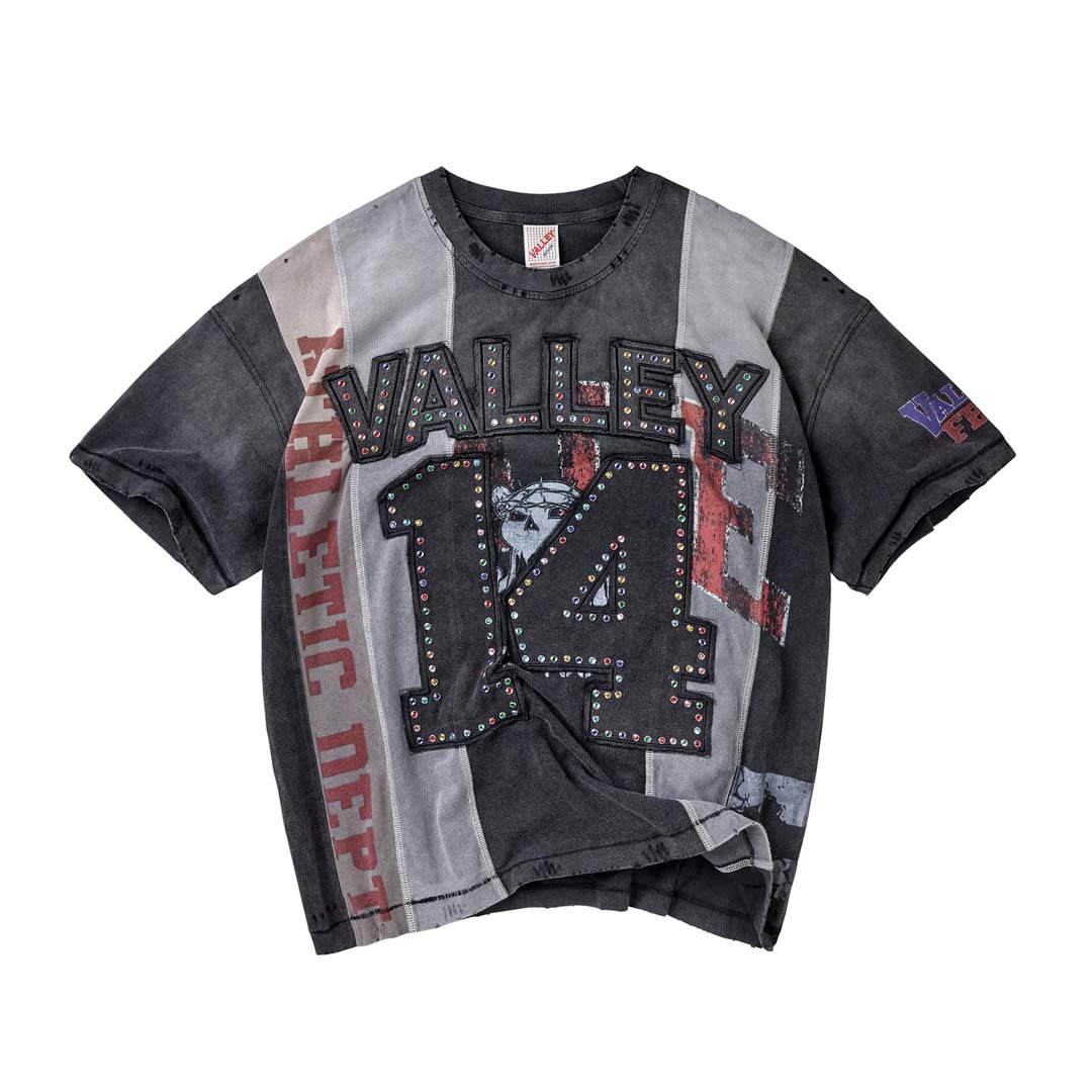 Vale Forever Chop N Screw Tee Faded Black Grey Red