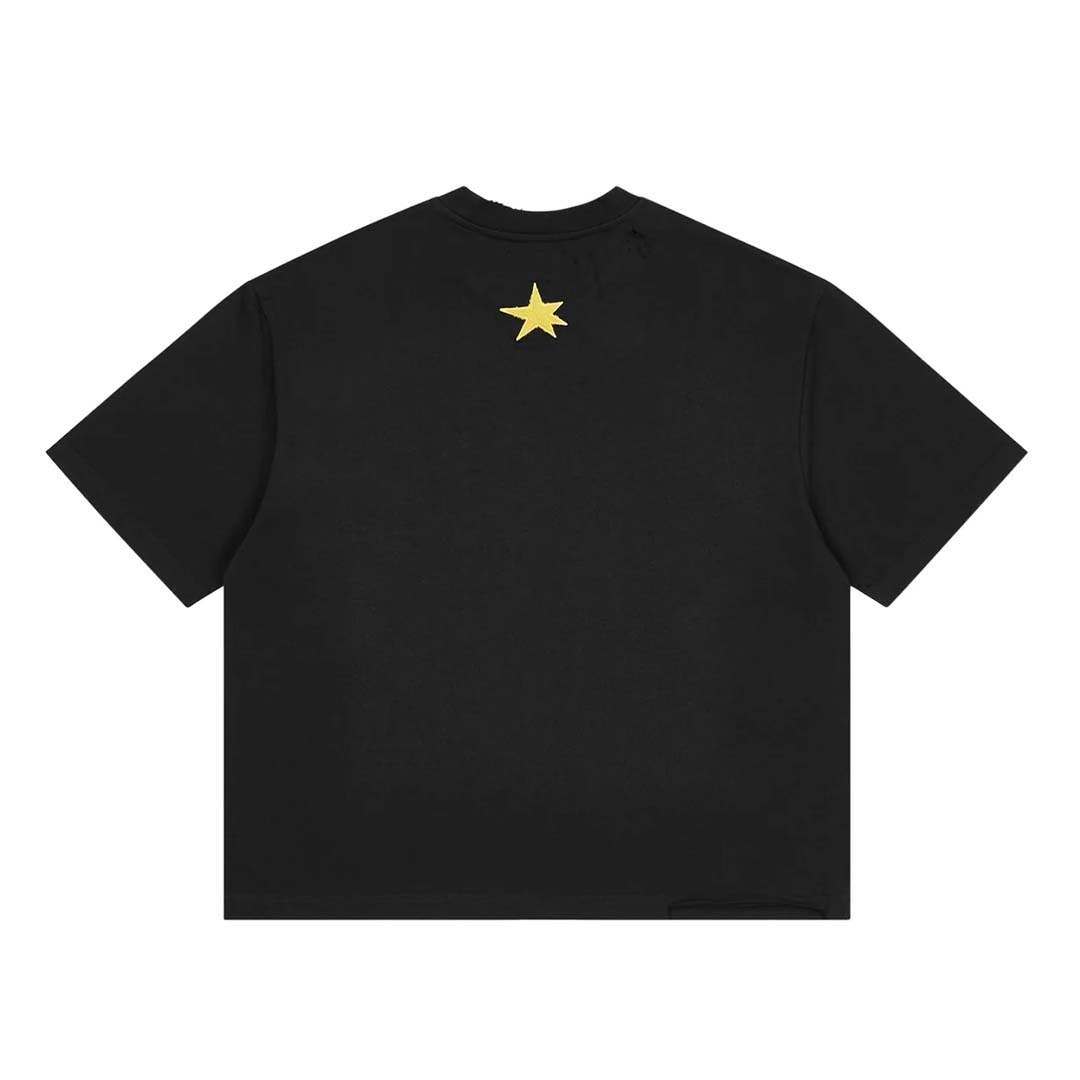 All Human White Ferrari V2 Black Tee