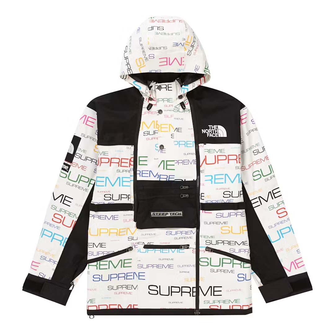 Supreme The North Face Steep Tech Apogee Jacket White Multi