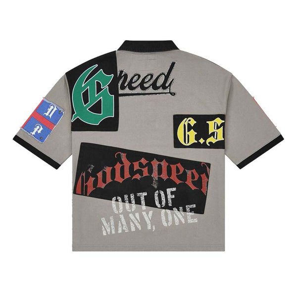Godspeed Heritage Patchwork Polo Grey