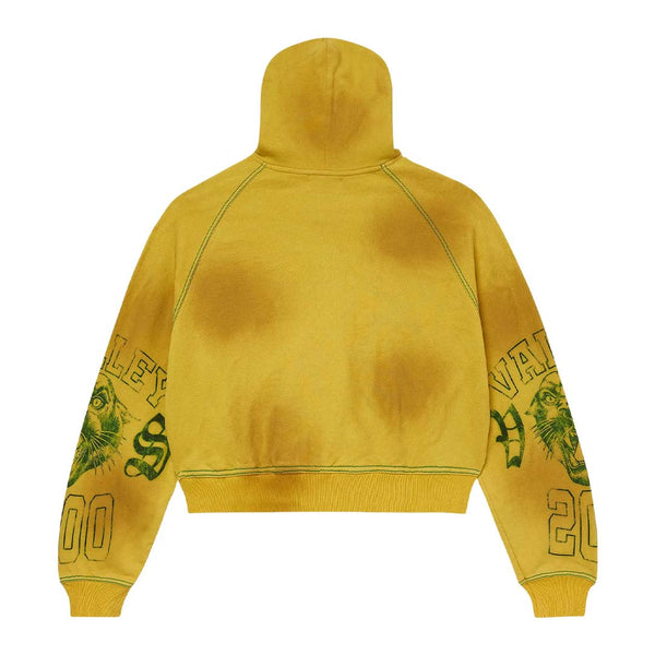 Vale VSX 2000 Zip Up Hoodie Brasil Yellow Green
