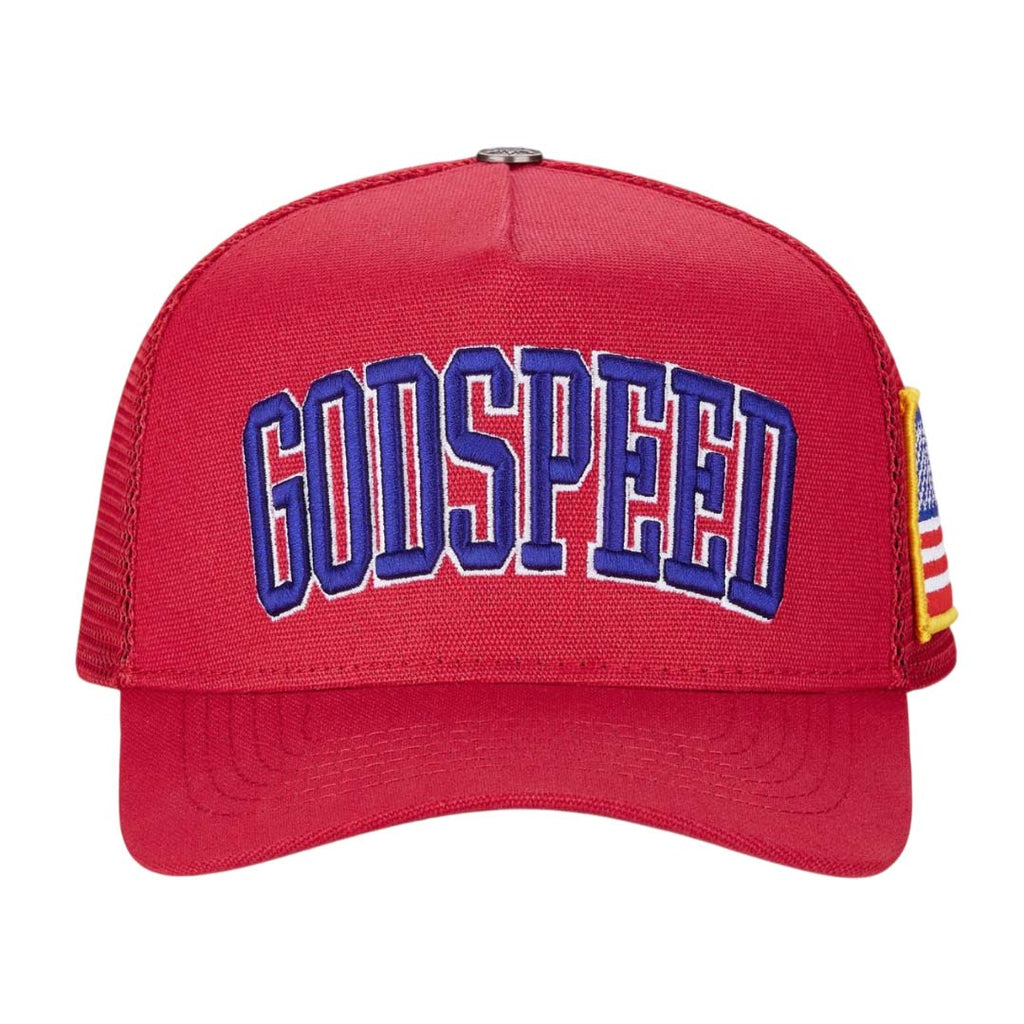 Godspeed Americana Trucker Hat Red Blue