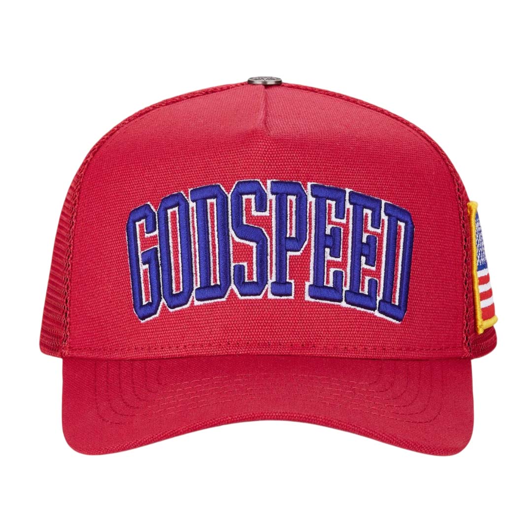 Godspeed Americana Trucker Hat Red Blue