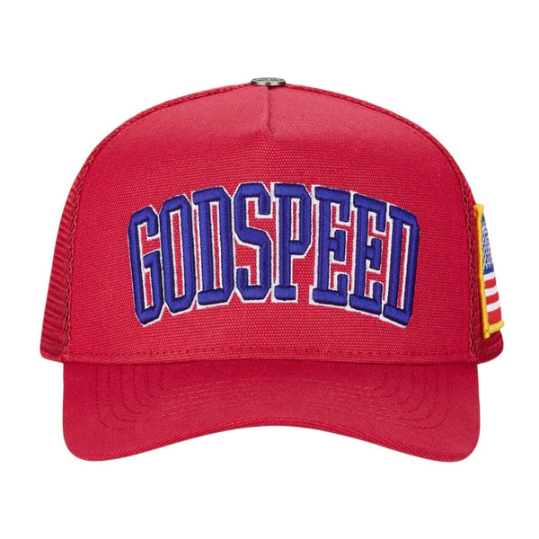 Godspeed Americana Trucker Hat Red Blue