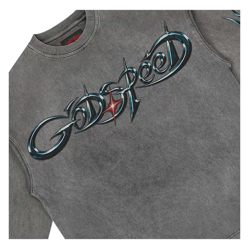 Godspeed New Age Reloaded Long Sleeve Tee Grey Wash