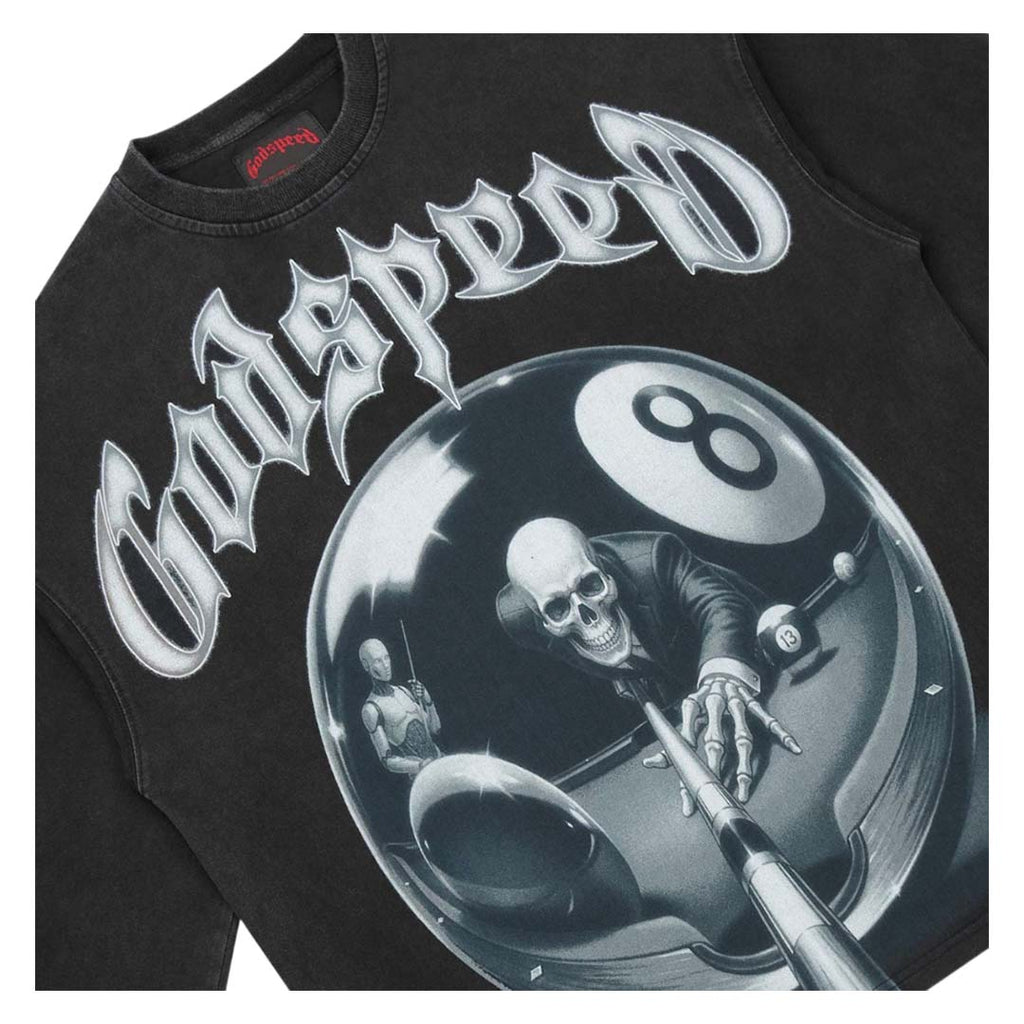 Godspeed 8 Ball CP Long Sleeve Tee Black Wash