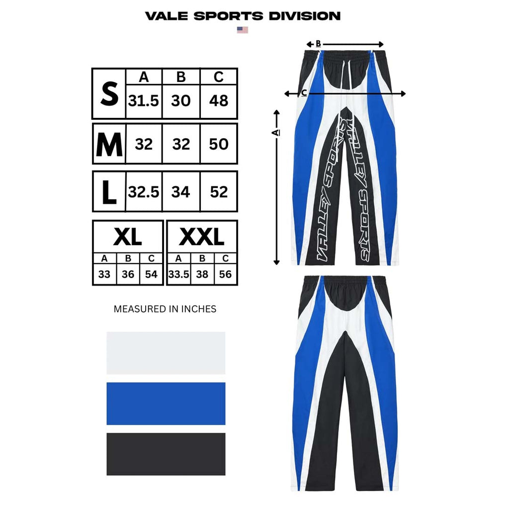 Vale Forever F1 Track Pants Black Blue White