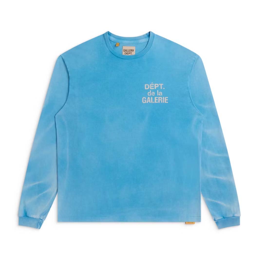 Gallery Dept. French Faded Long Sleeve Tee Cyan