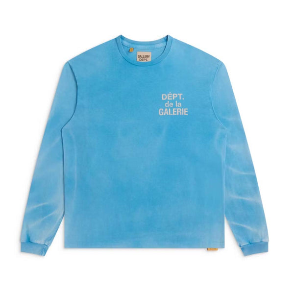 Gallery Dept. French Faded Long Sleeve Tee Cyan