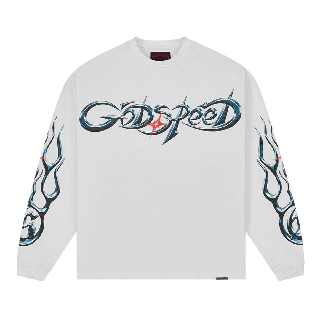 Godspeed New Age Reloaded Long Sleeve Tee White