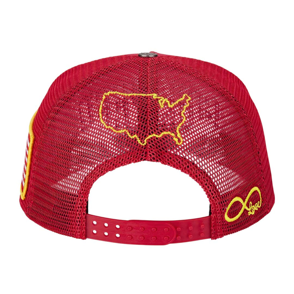 Godspeed Americana Trucker Hat Red Blue
