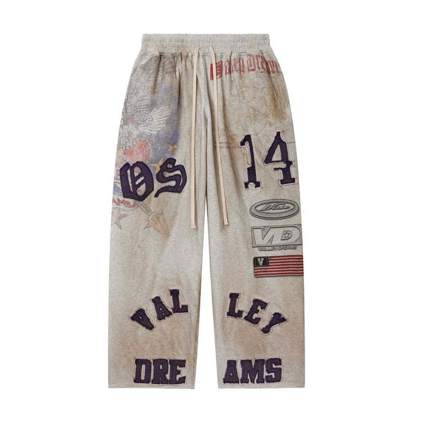 Vale Forever Crash Sweatpants Distressed Grey