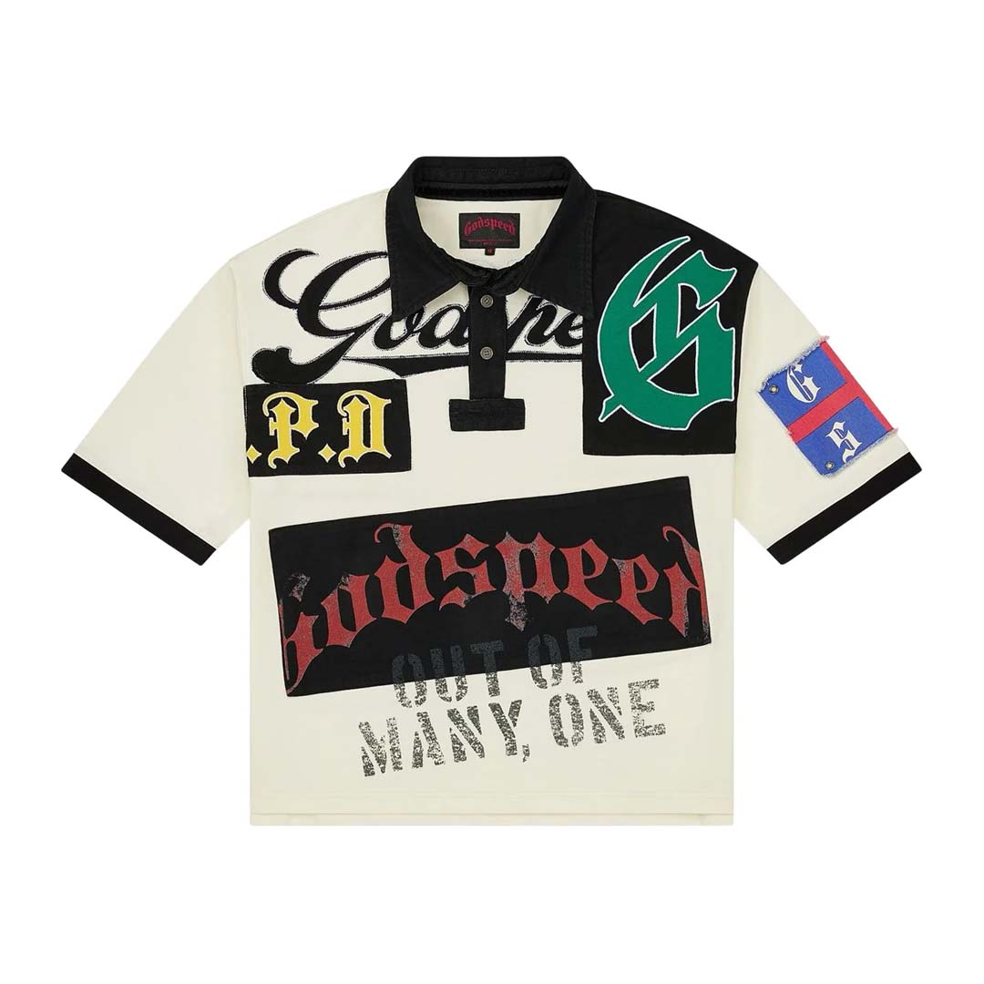 Godspeed Heritage Patchwork Polo Cream