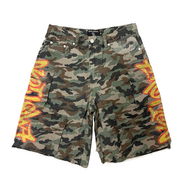 Mixed Emotions Battle Camo Cargo Shorts