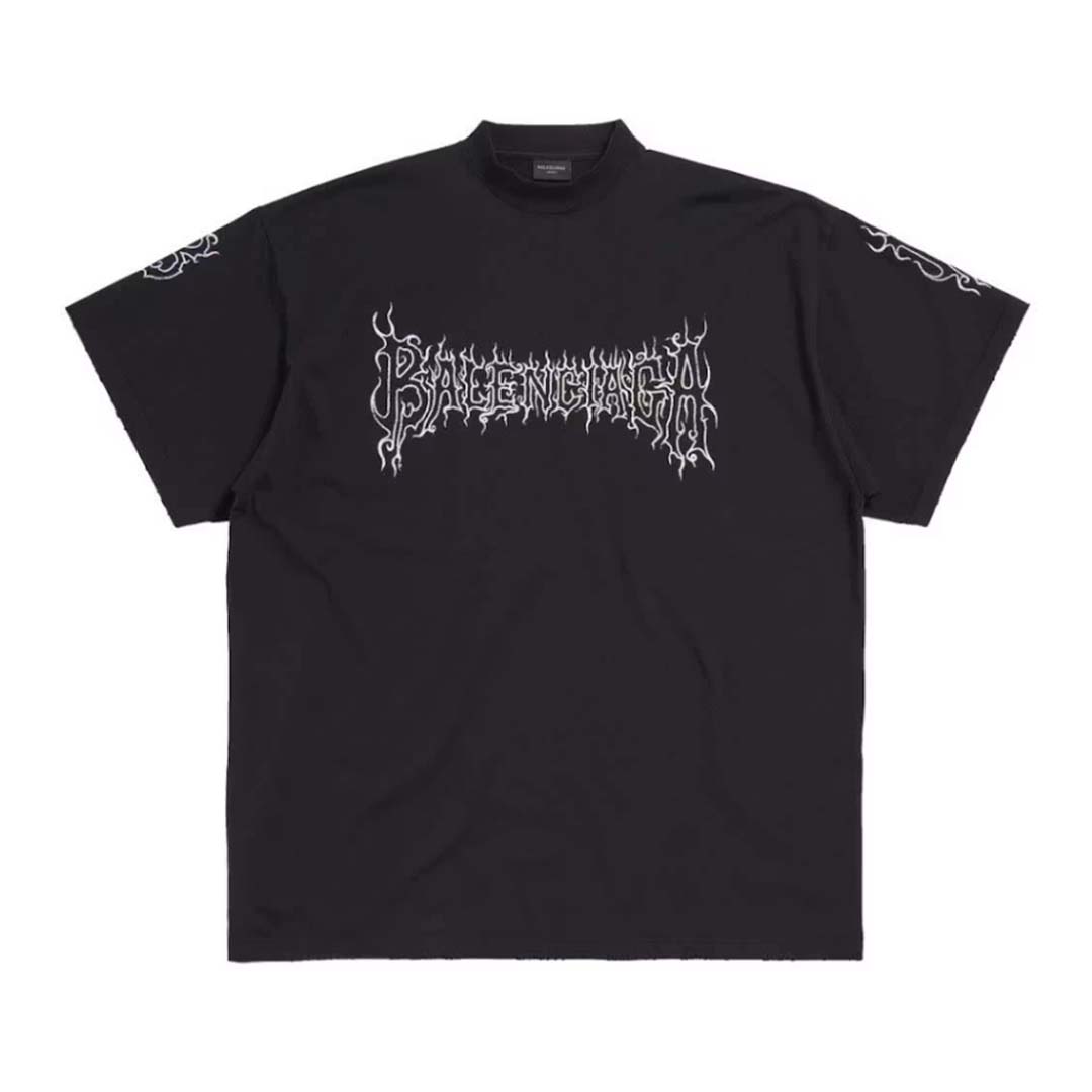 Balenciaga Dark Wave Tee Black