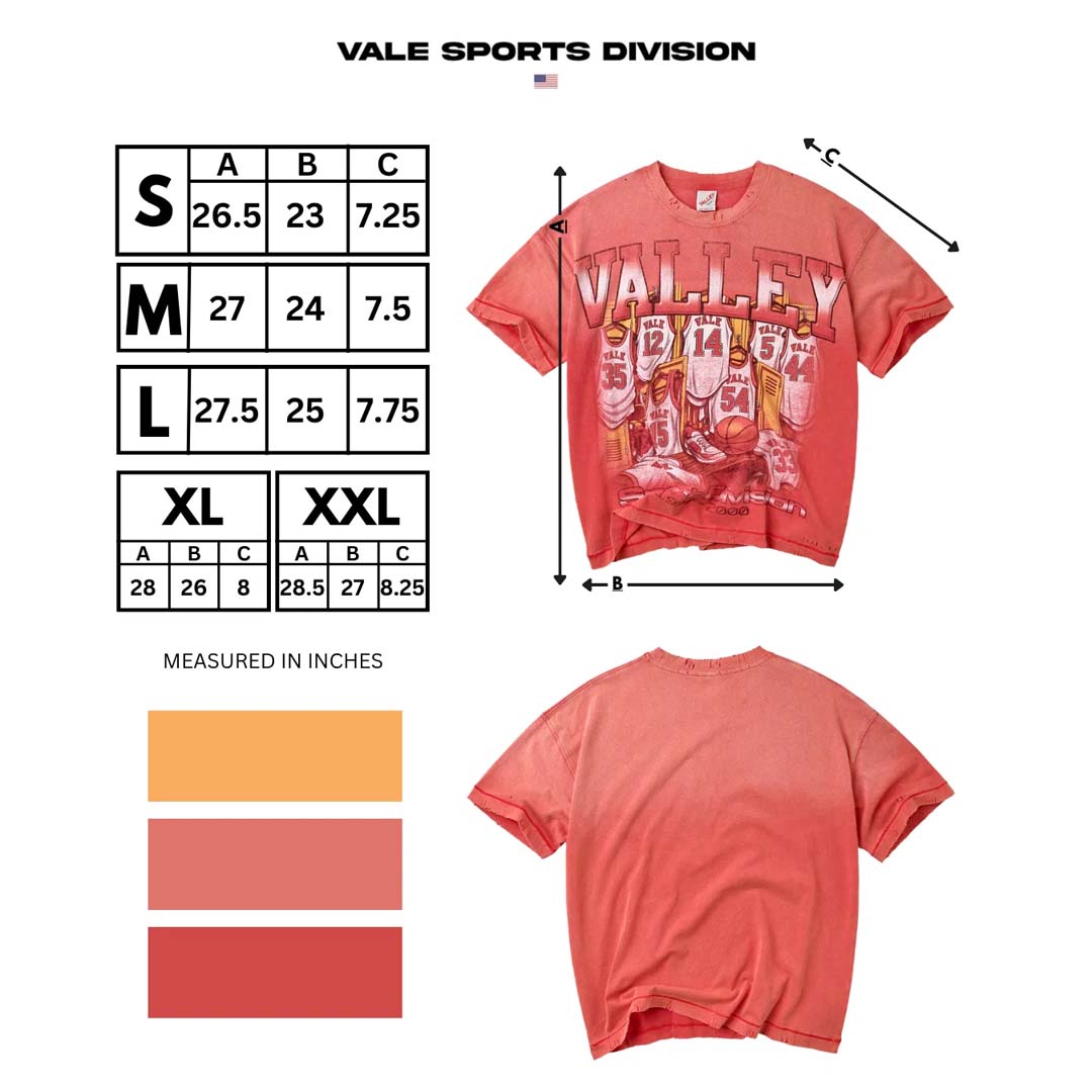 Vale Forever Bleachers Tee Red White