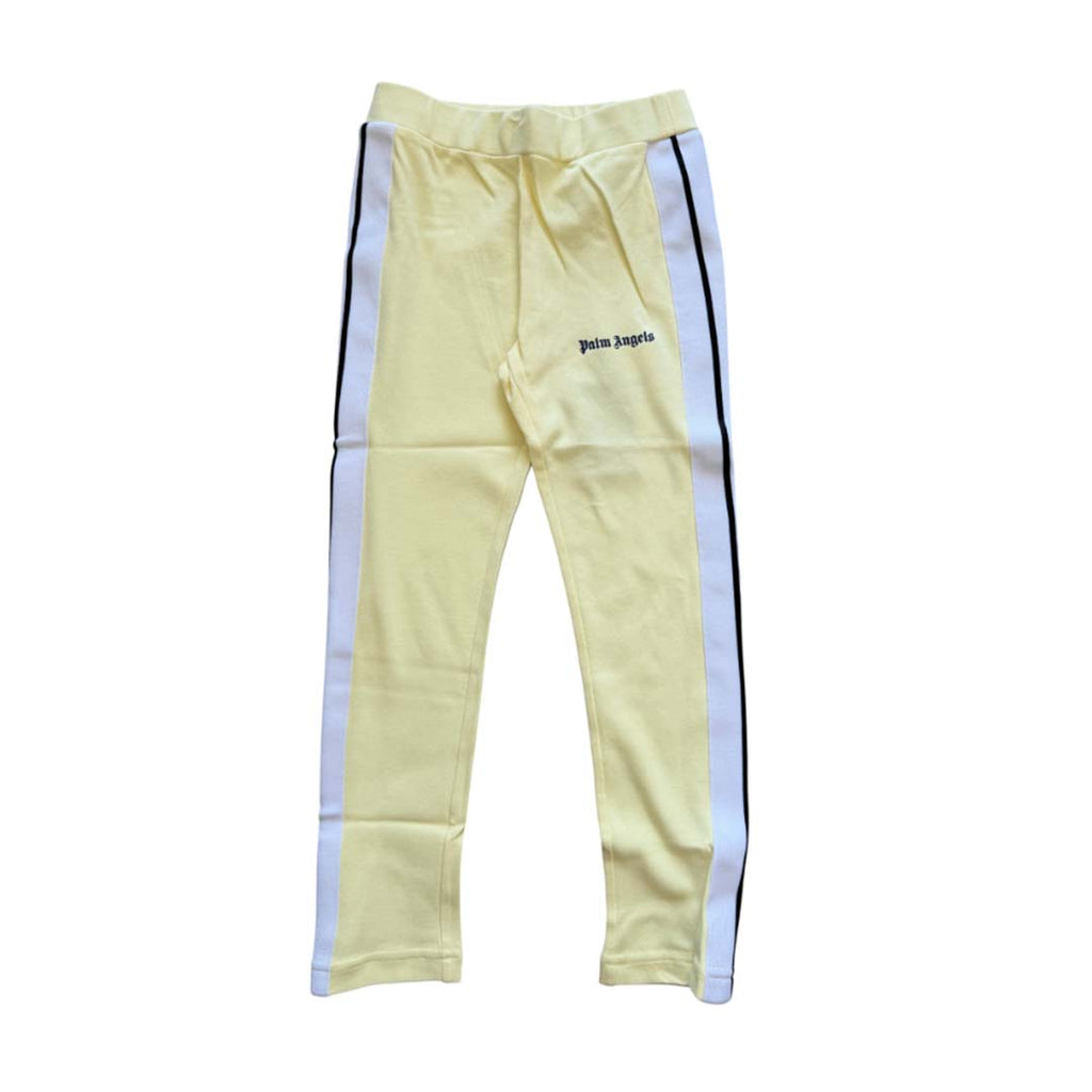 Palm Angels KIDS Track Leggings Yellow Navy Blue