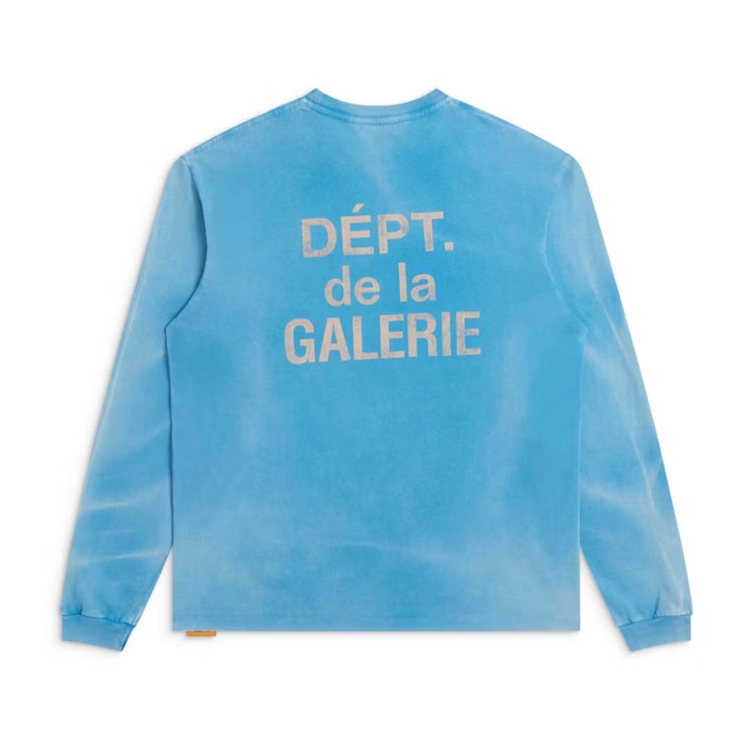 Gallery Dept. French Faded Long Sleeve Tee Cyan