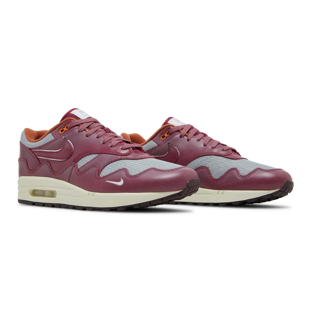 Nike Air Max 1 Patta Waves Rush Maroon (with Bracelet)