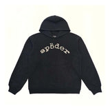 Sp5der Worldwide AOP Webstone Hoodie Black