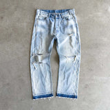 Bravest Studios Blue Tribal Denim Jeans