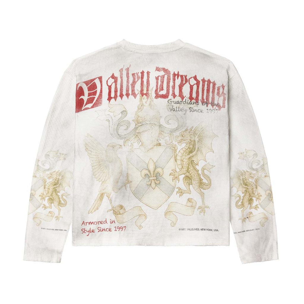 Vale Forever Celestial Long Sleeve White Thermal Tee