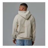 Talentless Heavyweight Circle Logo Embroidered Hoodie Bone