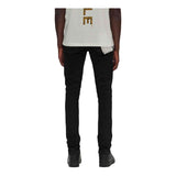 Purple Brand Black Resin 3/D Denim Jeans