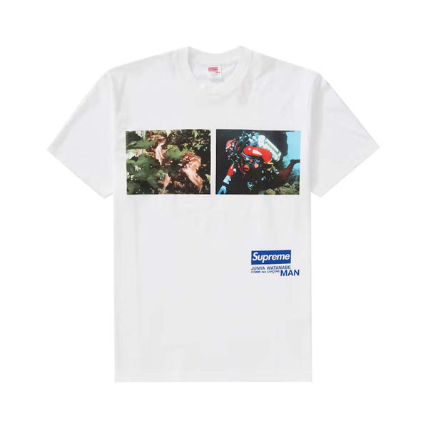 Supreme JUNYA WATANABE CDG MAN Nature Tee White
