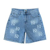 Dry Rot Light Wash Rhinestone Jean Shorts