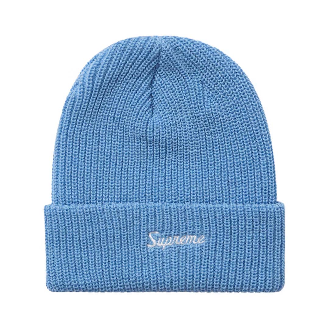 Supreme Loose Gauge Beanie Light Blue