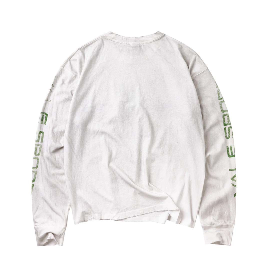 Vale Forever Crusader Long Sleeve Tee White Green