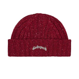 Godspeed OG Logo Emblem Beanie Burgundy Speckle
