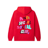 Anti Social Social Club Real Me Hoodie Red