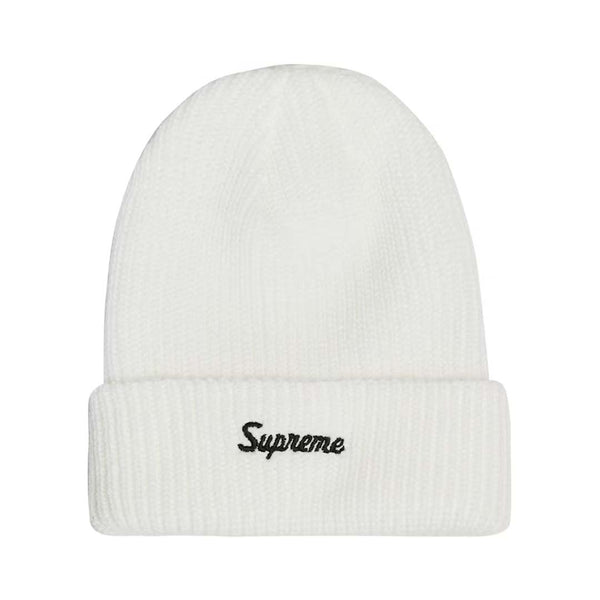 Supreme Loose Gauge Beanie White