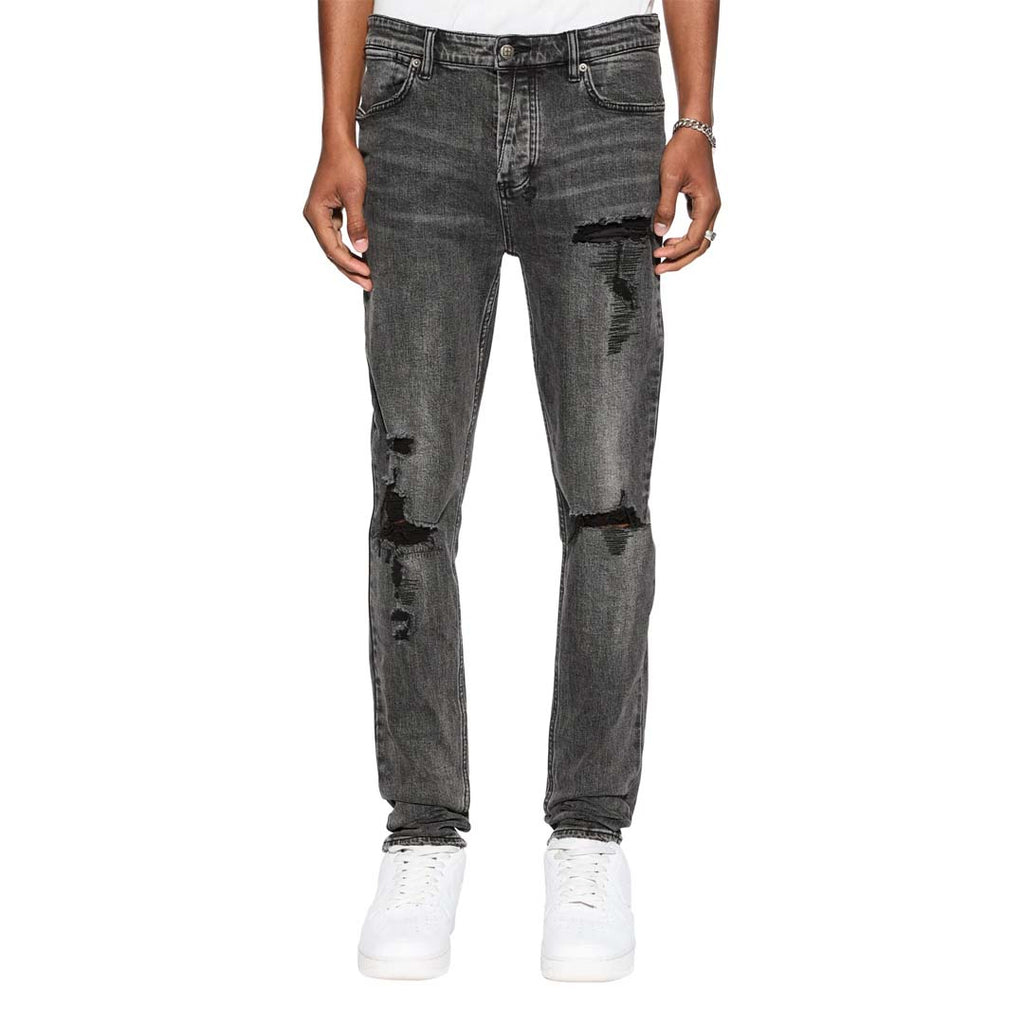 Ksubi Van Winkle Angst Thrashed Skinny Jeans Washed Black