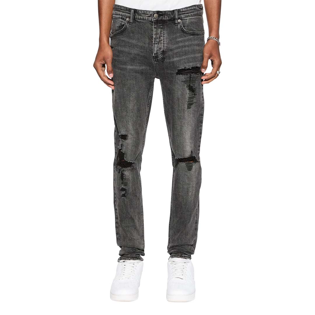 Ksubi Van Winkle Angst Thrashed Skinny Jeans Washed Black