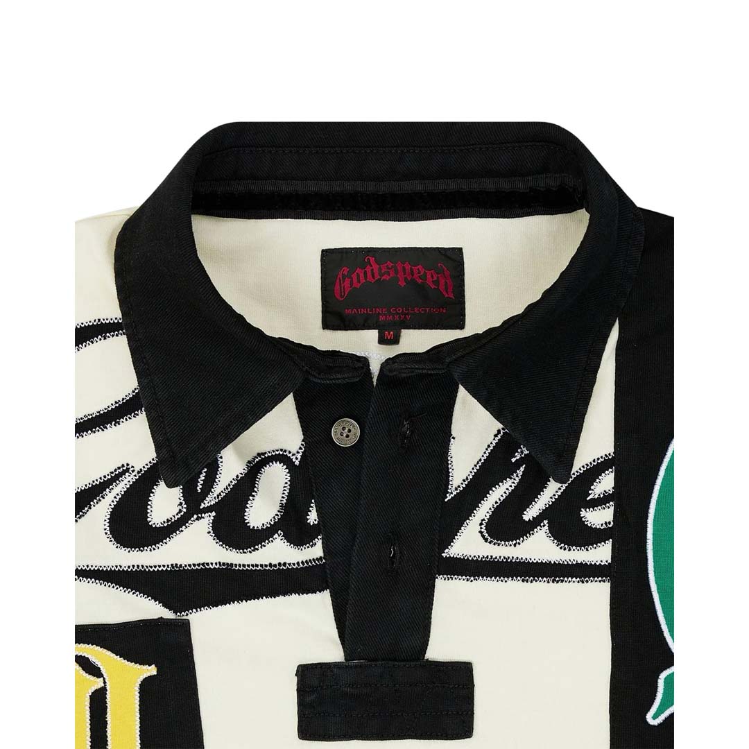 Godspeed Heritage Patchwork Polo Cream