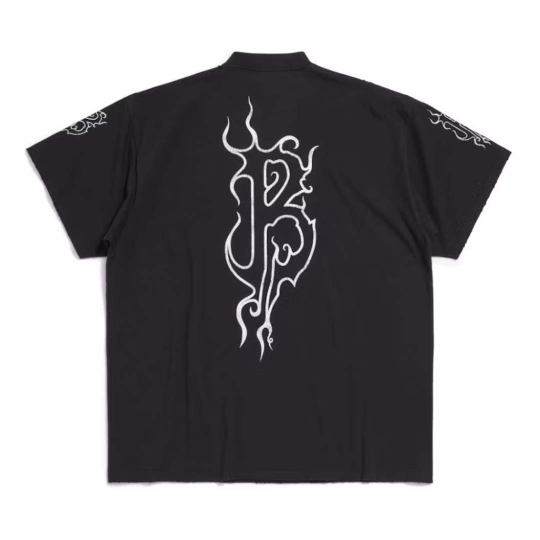 Balenciaga Dark Wave Tee Black