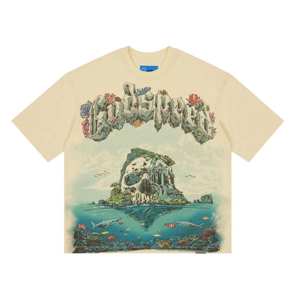 Godspeed GS Island Tee II Bone Blue
