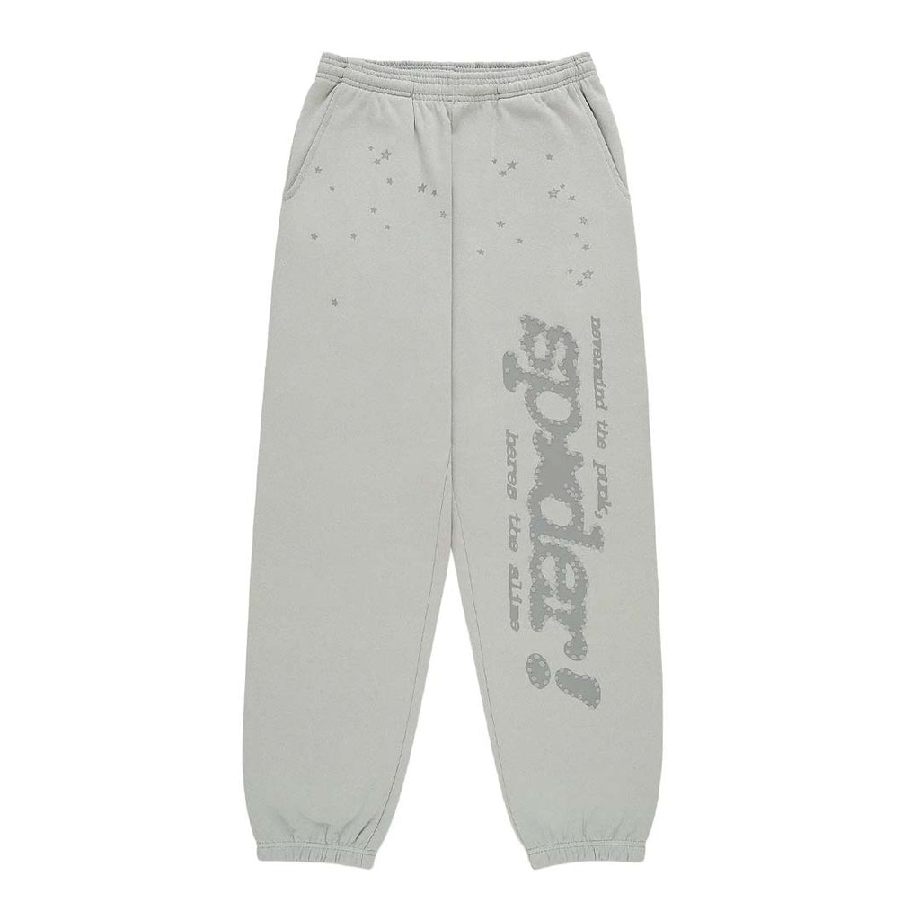 Sp5der Punk V2 Sweatpants Sport Grey Tonal
