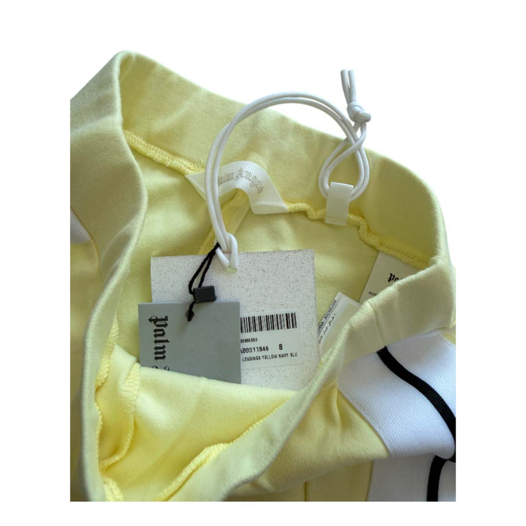 Palm Angels KIDS Track Leggings Yellow Navy Blue