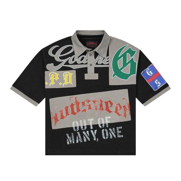Godspeed Heritage Patchwork Polo Black