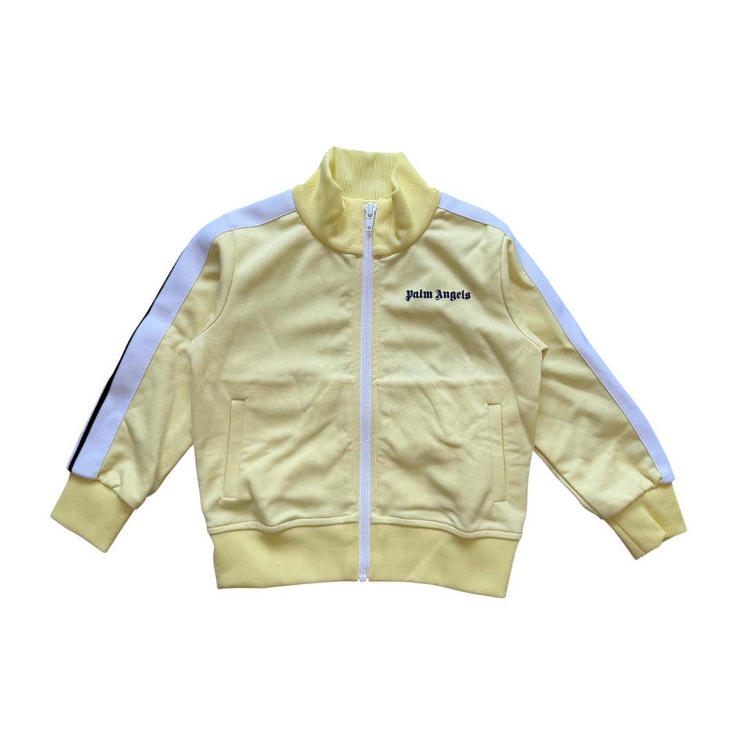 Palm Angels KIDS Classic Logo Track Jacket Yellow Navy White