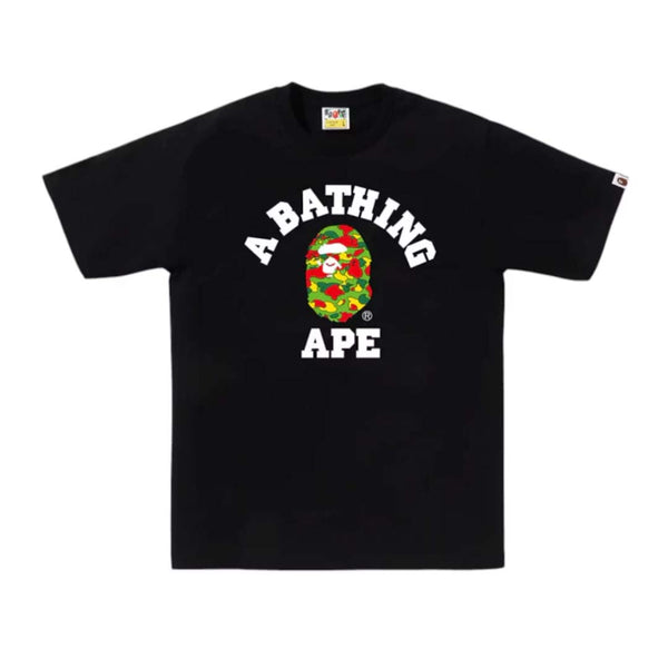 Bape Sta Camo College Tee Black