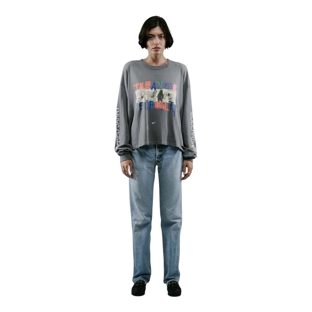 Paly Hollywood Theater Of Cruelty Long Sleeve Grey Tee